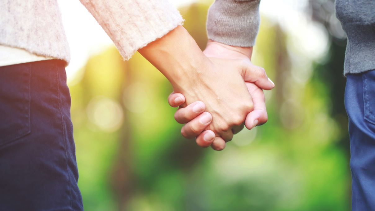 Couple Holding Hands 